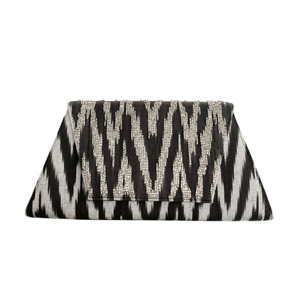 An image of the Ikat_Clutch_Black_001.jpg by Earth Heir