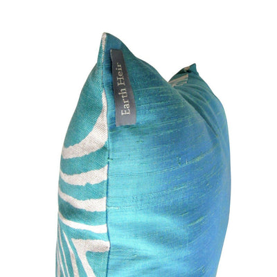 Linen Raw Silk Large Cushion-Cushion-Earth Heir