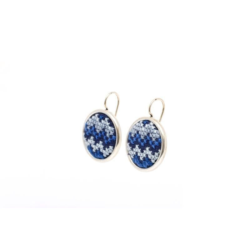 An image of the Statement_Earrings_Silver_Nuusum_Blue_7b0436ee-c6c7-41db-bc5b-14d1dca90861.jpg by Earth Heir