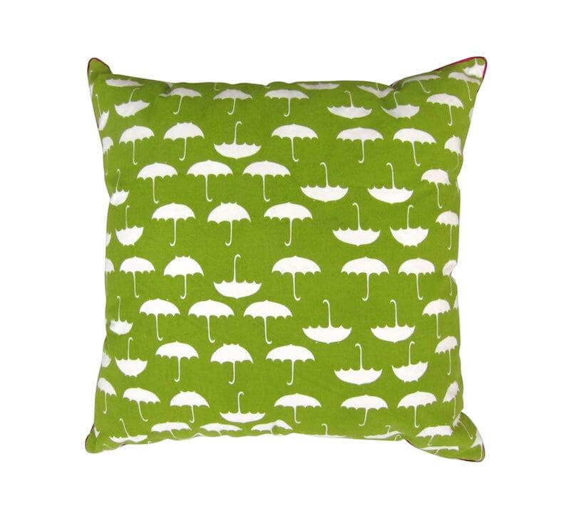 Umbrella Screen Printed Cushion - Sustainable impact ESG gift